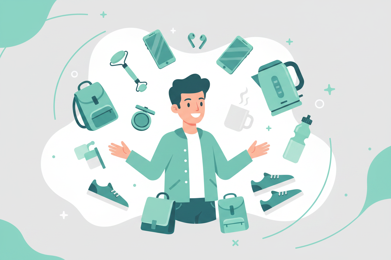 Trendy Picks Catalog Illustration
